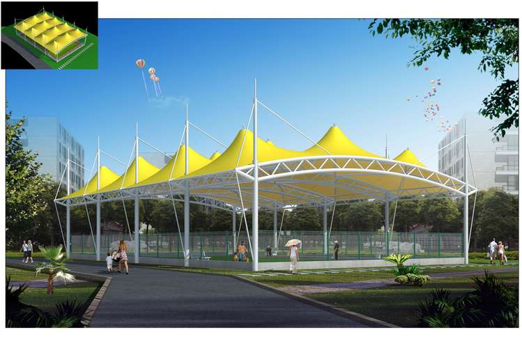 球场膜结构 现代建筑的轻盈之选——探访武汉景鹏翔建筑结构工程与膜结构工程